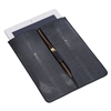 VIVO Shagreen & Leather Zip iPad Sleeve