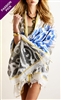 Ananda by Erika Falconeri Handpainted IKAT Wrap