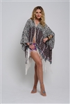 Muche et Muchette Rory Ruana Shawl w/Fringe