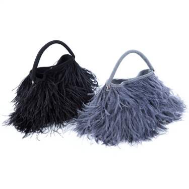 MooMoo Designs Ostrich Evening Bag