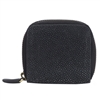 VIVO Shagreen Zip Around Key or Coin Case