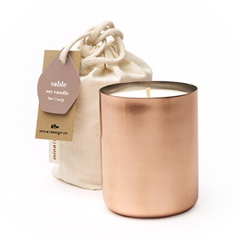 Mine Design Cuivre Copper Candle