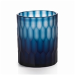 Zodax Algarve Deep Blue Cut Glass