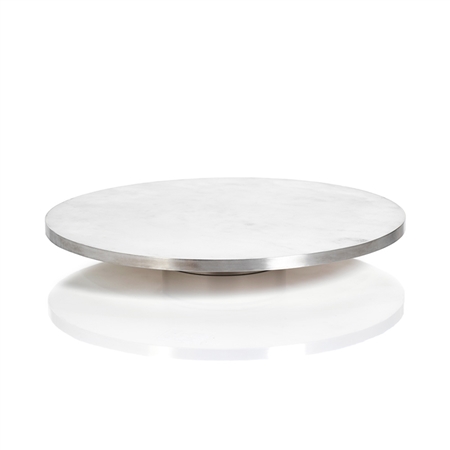 Zodax Olivia Marble with Metal Trim Lazy Susan