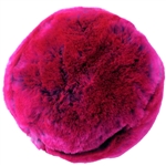 Evelyne PrÃ©longe Medium Round Faux Fur Pillow