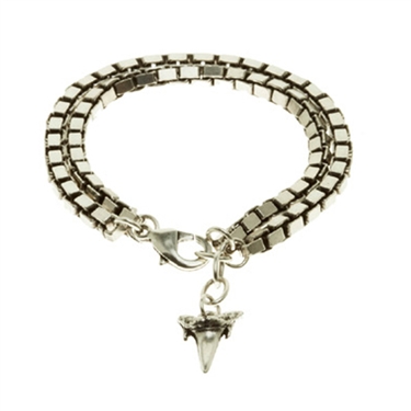 Luv Aj Shark Tooth Charm Bracelet