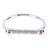 Luv Aj Pave Barbell Cuff