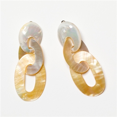 MooMoo Designs Shell Drop Earrings