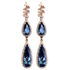 Suzanne Kalan White Diamond Pear-shape Earrings