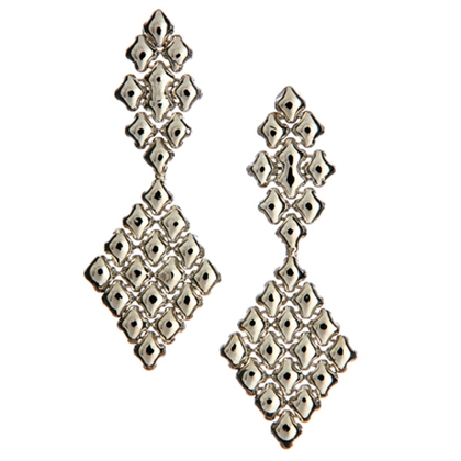 Sergio Gutierrez SG Liquid Metal Classic Mesh Earrings E16