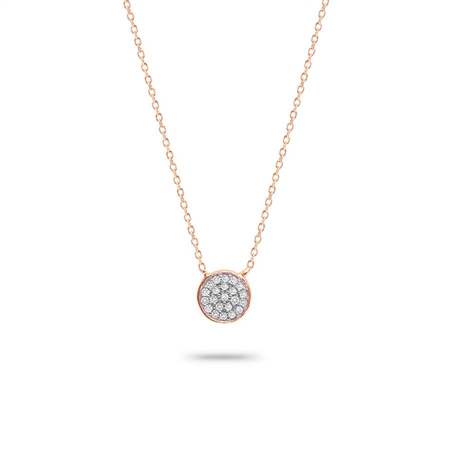 Adina Reyter Solid PavÃ© Disc Necklace