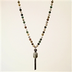 Alyce Ross Designs Ocean Jasper & Buddha Necklace