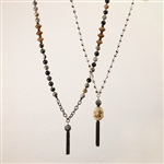 Alyce Ross Designs Hematite & Buddha Necklace