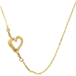 Charlene K Sideways Heart Pendant