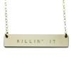 The Urban Smith The Name Plate Necklace - Killin' It