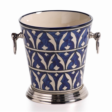 Zodax Mazagan Hand Painted Ice Bucket