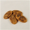 Vintage Resin Snakeskin Cabochon - Tan