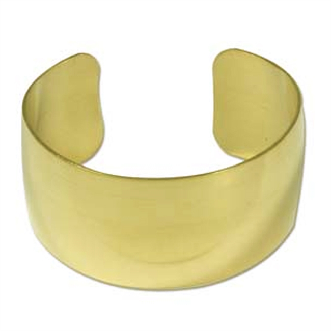 Brass Bracelet Cuff - 1 " wide