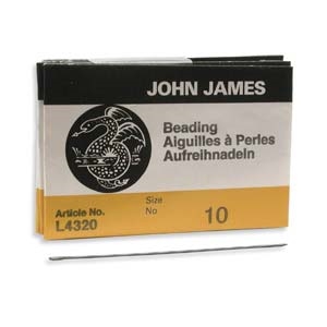 Beading Needles - size #10 (qty. 25)