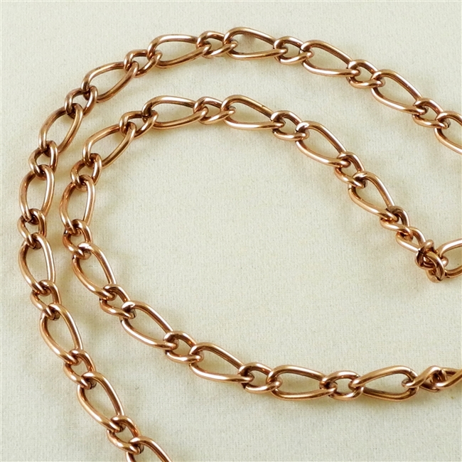 Figaro Chain - Copper-Oxide, 12" length
