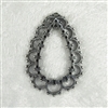 Decorative Metal Teardrop - 45mmx32mm