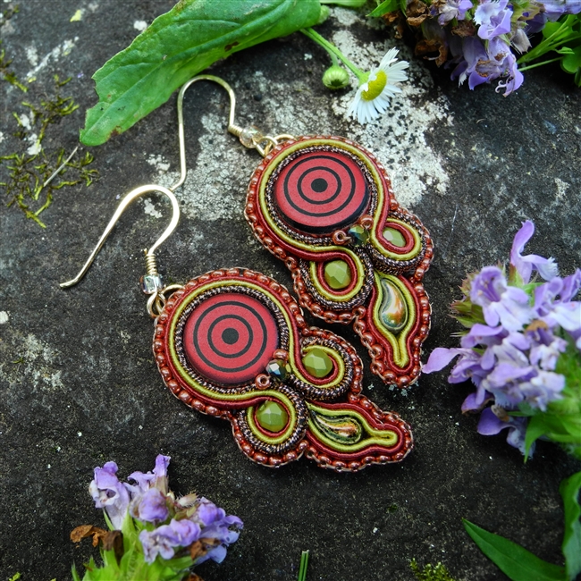 Dancing Flame - Earrings - #1770