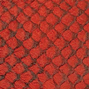 Fish Leather - Red Glossy