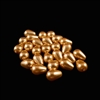 12 x 7 Teardrop Shaped Glass Pearls - Gold