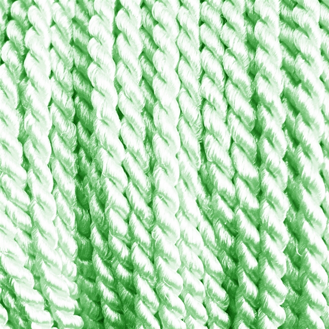 1 yd. 2.5 mm Twisted Rayon Cord - color "Mint"