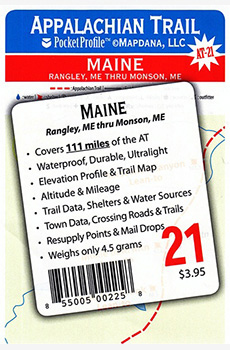 Appalachian Trail: A Trail Pocket Profile AT-21: MAINE