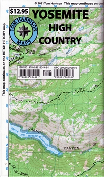 Tom Harrison's Yosemite High Country Map
