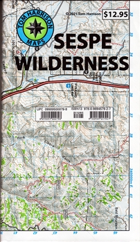 Sespe Wilderness Map 2021 edition