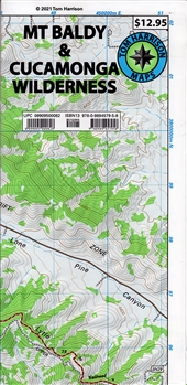 Mt. Baldy & Cucamanga Wilderness Trail Map
