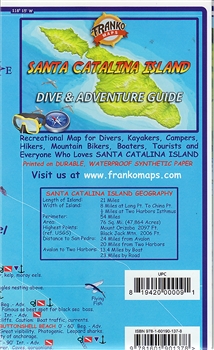MAP- Santa Catalina Island Dive and Adventure Guide