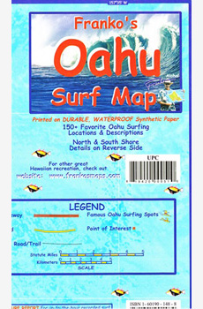 Franko's Oahu Surf Map