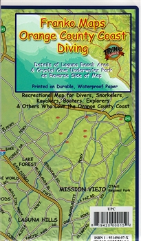 Orange County Coast Diving Map