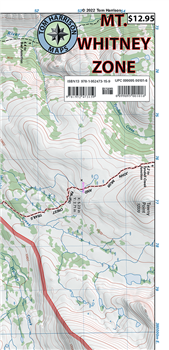Mt Whitney Zone Trail Map - Tom Harrison