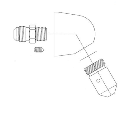 Acorn 1244-001-001 Penal Shower Head Assembly for Penal-Trol