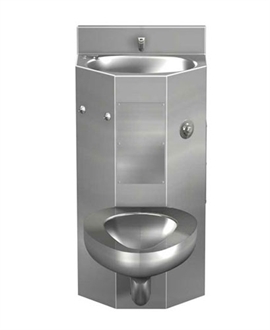 Acorn 1418FA Front Access 18" Toilet-Lavatory Comby