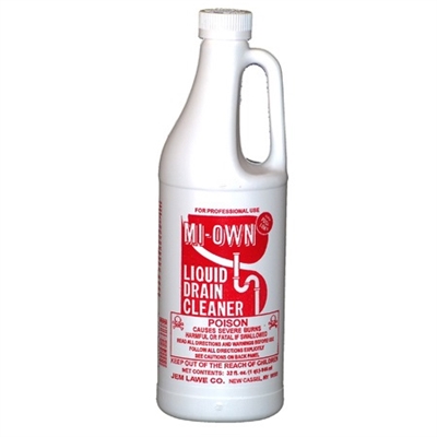 MI-OWN Drain Cleaner Case (12 Quarts) 25-1011C Sulfuric Acid