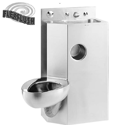 Metcraft 3620-45R&L 20" Front Mount Toilet-Lavatory Comby