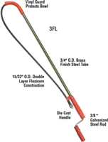 General Pipe Cleaners 3 ft. Flexicore Auger