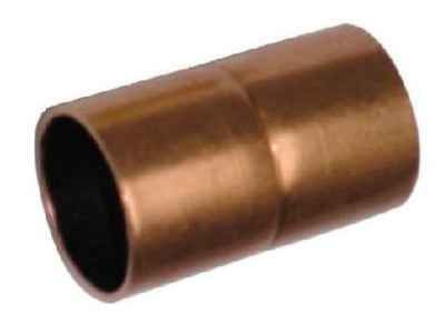 2" Copper Coupling CxC w/ Stop