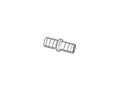 3/8" Brass Pex Coupling BARBxBARB