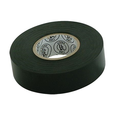 Black electrical tape 3/4" wide x 60' long