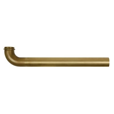Wall Bend Tubular Brass 1-1/4"x15" 17 GA