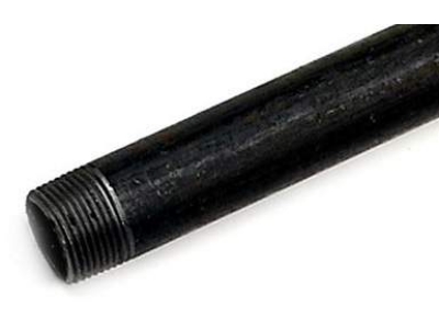 3/8"x2" Black Iron Nipple