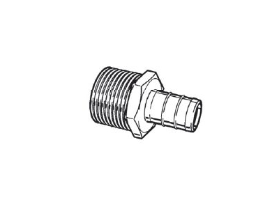 1/2" Brass Pex Male Adapter BARBxMIP