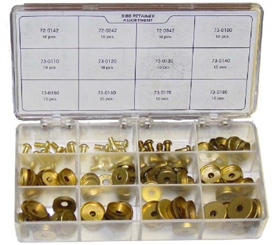 Kissler 573-0100 Bibb Retainers Kit 120 Piece