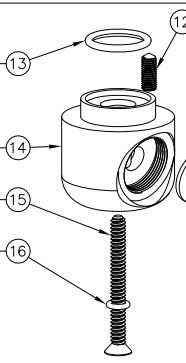 ACORN 6154-026-001 TERRAZZO NOZZLE ASSEMBLY